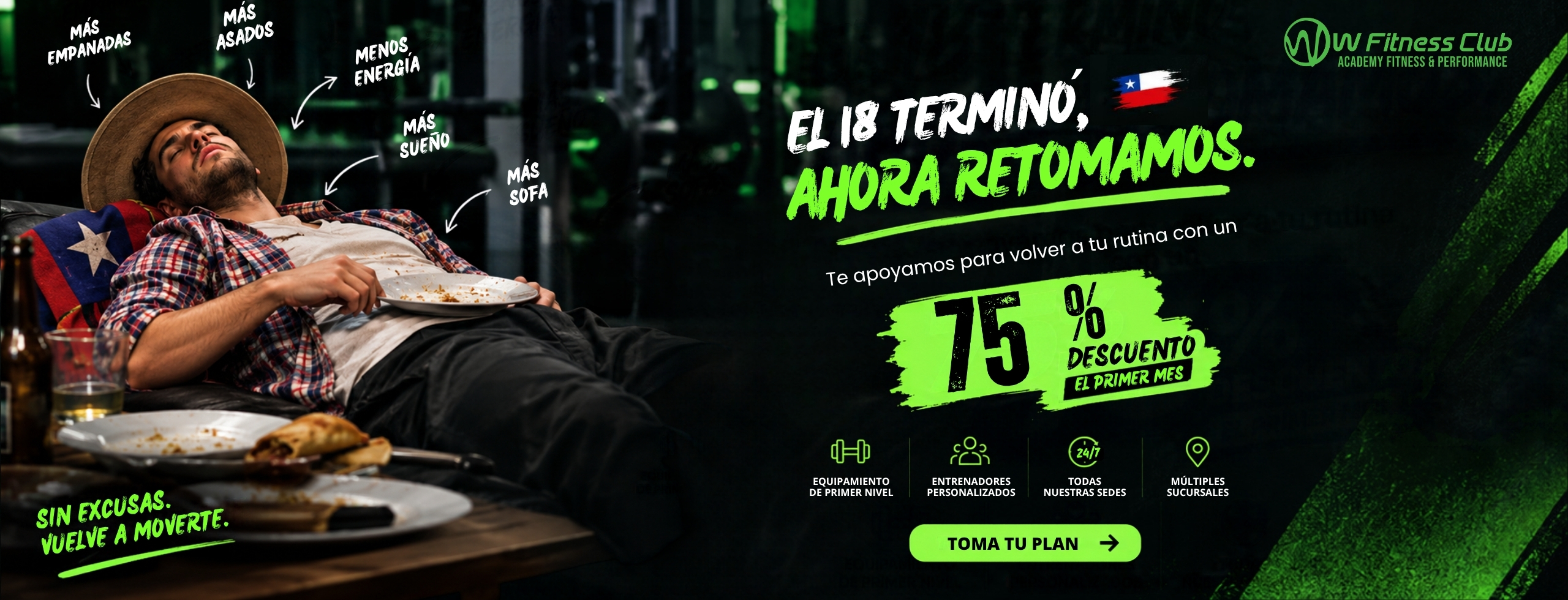 75% post 18 de septiembre